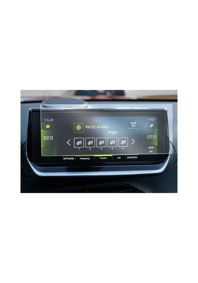 Peugeot 2008 10 İnç İle Uyumlu Mat Ekran Koruyucu Multimedya Şeffaf Diğer