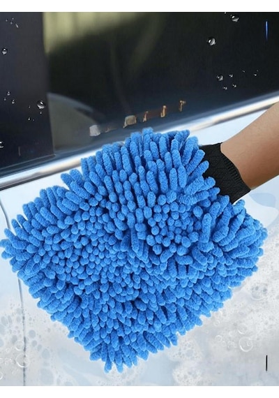 Zhltools Oto Yıkama Eldiveni Jant Torpido Mikrofiber Temizlik Eldiveni