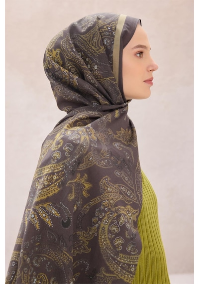 Belli Fresh Vual Şal 75 X 200 - 1468 Koyu Kahve