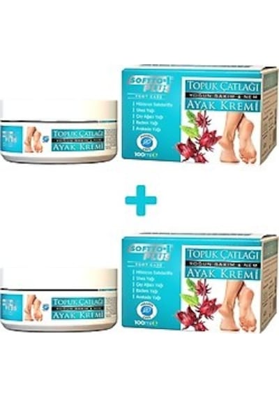 Softto Plus Topuk Çatlağı Ayak Kremi 100 ML 2 Adet
