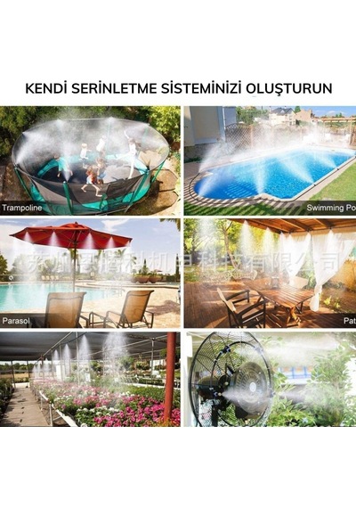 10 Metre Kendin Yap Balkon Sulama Serinletme Ve Nemlendirme Sistemi