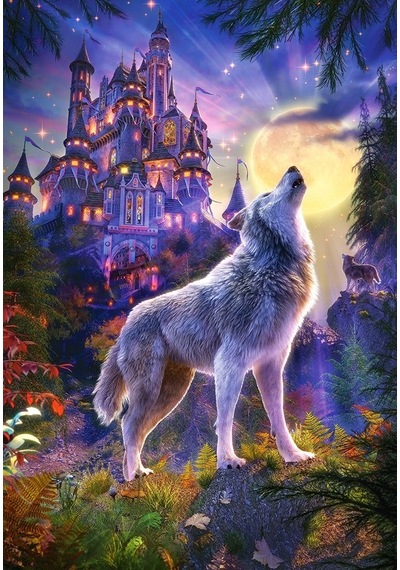 Castorland 1000 Parça Wolf Castle Puzzle