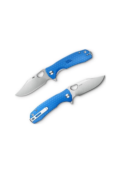 Honey Badger Clippoint Large Blue Kamp Çakı Mavi