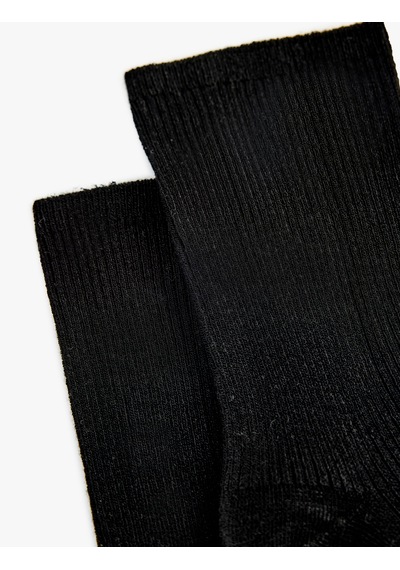 Koton Viskon Soket Bambu Çorap Siyah 6sak80518aa Siyah