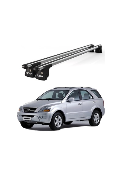 Trio-ı Kia Sorento 2007-2009 Uyumlu Kilitli Ara Atkı 120cm Port Bagaj Tavan Barı