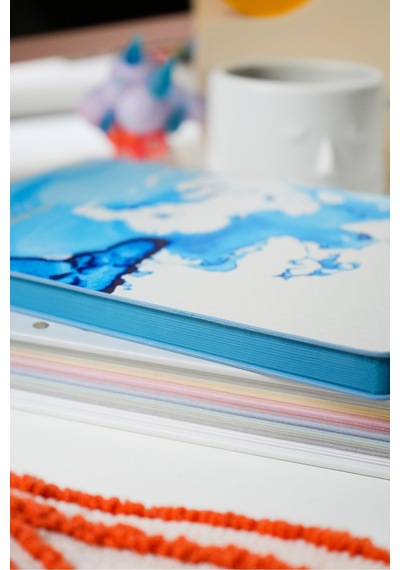 Victoria's Journals Smyth Art Esnek Kapak Vegan Deri Defter .a5 192 Sayfa, 80 Gr. Ivory, Kenar Renkli