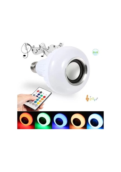Sh Powermaster Bluetooth Müzik Çalar + Kumandalı Rgb Led Ampul Om-30 Najmaddin