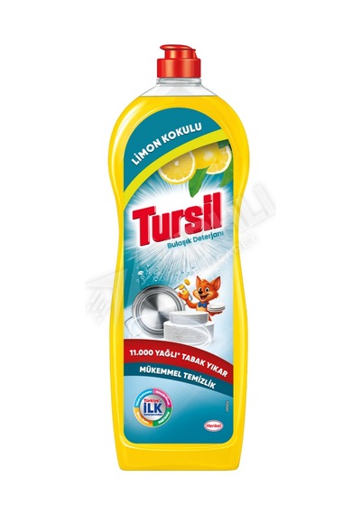 5 Adet Tursil Sıvı Elde Bulaşık Deterjanı 750 Ml