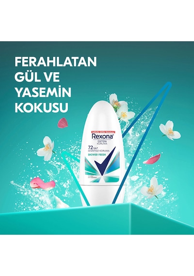 Rexona Shower Fresh 72 Saat Kadın Roll-On Deodorant 50 ML