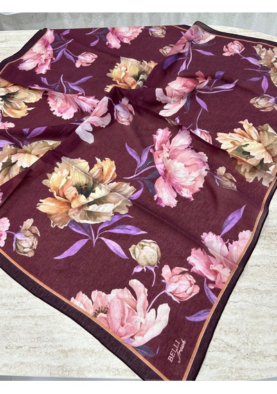 Zeylin Belli Fresh Rozy Eşarp 5286-31 Çok Renkli