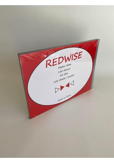 Redwise A4 Şeffaf Cilt Kapağı 150 Micron 100'lü Paket - Asetat Kağıdı