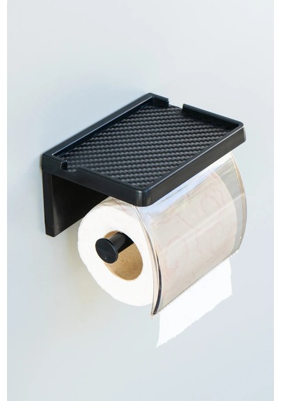 Buççin Online Mağaza Yapışkanlı Kapaklı Tuvalet Kağıdı Askısı Banyo Tuvalet Kağıtlığı Aparatı Peçetelik Organizer Plastik Çok Renkli