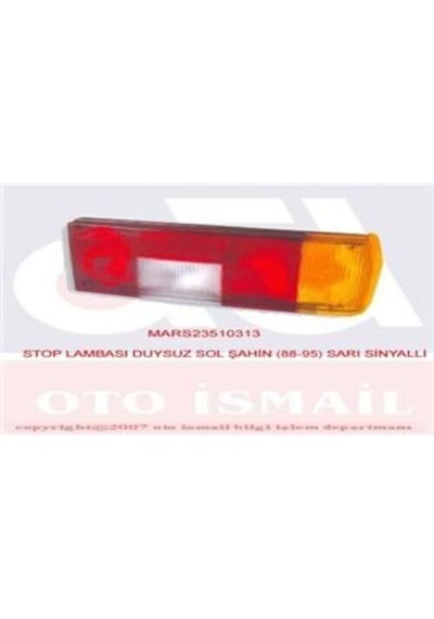 Mars 510313 Stop Lambası Sol Duysuz Tofaş Şahin 1987