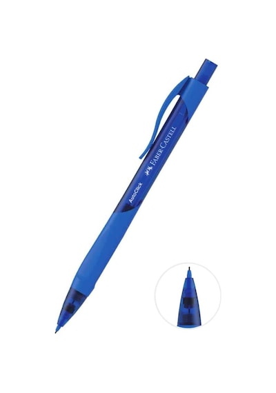 Faber-Castell Autoclick Uçlu Kalem 0.5 Mm Canlı Renkler Versati Kalem Mavi