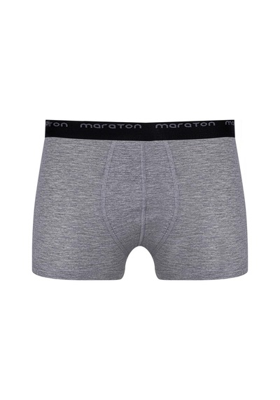 Maraton 2'li Erkek Gri Melanj Boxer Gri Melanj
