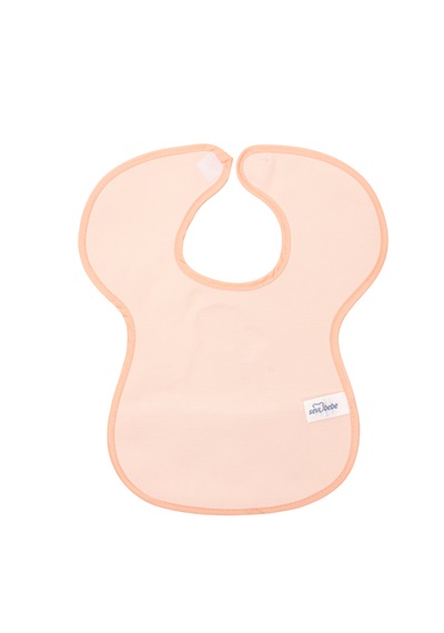 Sevi Bebe Cırtlı Muşamba Önlük Mutlu Tavşan Art 22-183 Somon