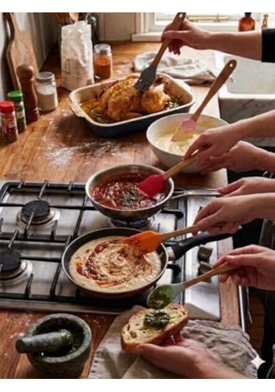 Silikon Mini Spatula Seti, 5 Li Renkli Bambu Saplı Isıya Dayanıklı Mutfak Spatulası Ve Fırça Yapışmaz Yüzeyler İçin Kek, Pasta Ve Yemek Yapımı 0 Silikon Mini Spatula Seti, 5 Li Renkli Bambu Saplı Isıya Dayanıklı Mutfak Spatulası Ve Fırça Yapışmaz Yüzeyler İçin Kek, Pasta Ve Yemek Yapımı 0