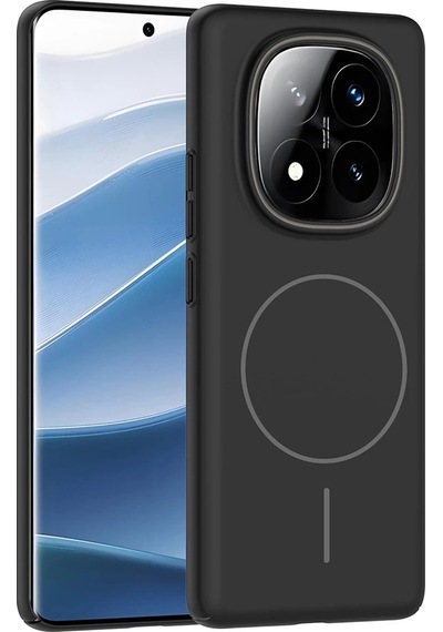Xiaomi Redmi Note 14 Pro Plus Kılıf M-safe Şarj Özellikli Zore Ruby Sert Kapak