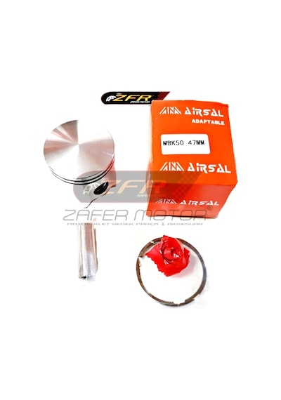 Mobylette Mobilet Airsal Piston Segman Takımı Çift Segman 47Mm
