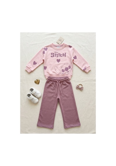 Uğur Bebe Kız Çocuk Eşofman Takımı Stitch Desenli %100 Pamuk Pembe Pudra Renk Geniş Paça 2 Li Spor Takım Şık Kombin Pembe Pudra Pembe Pudra Uğur Bebe Kız Çocuk Eşofman Takımı Stitch Desenli %100 Pamuk Pembe Pudra Renk Geniş Paça 2 Li Spor Takım Şık Kombin Pembe Pudra Pembe Pudra