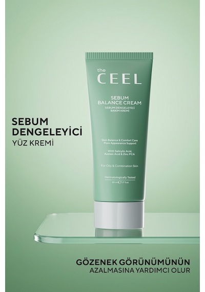 Sebum Dengeleyici Yüz Kremi Salisilik Asit , Çinko Pca , Azelik Asit 50 Ml