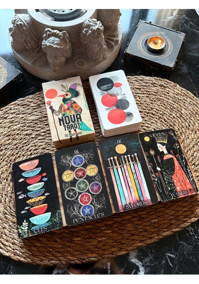 Nova Tarot Destesi 78 Kart - Arındırma Kesesi Hediyeli