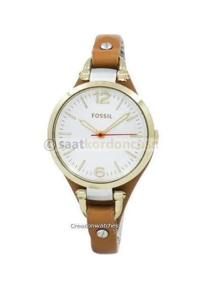 Fossil Es3565 Uyumlu Kahverenk Deri Kordon