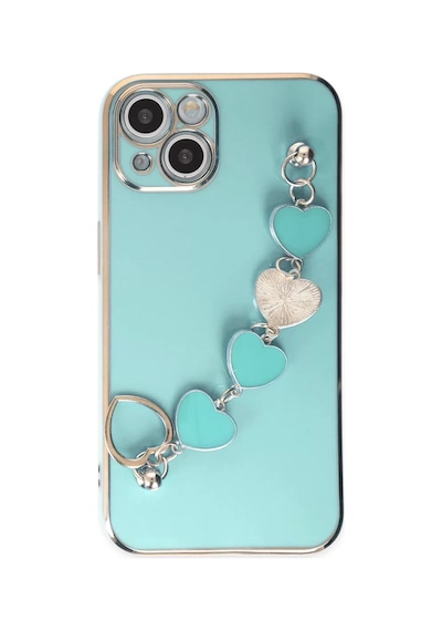 Newface Apple İphone 14 Kılıf Esila Silikon - Su Yeşili