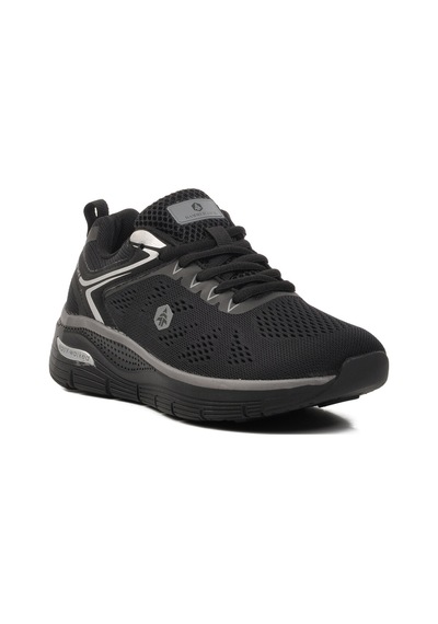 Hammer Jack Siyah Tekstil Unisex Spor Ayakkabı Polina 101 23380 G Siyah