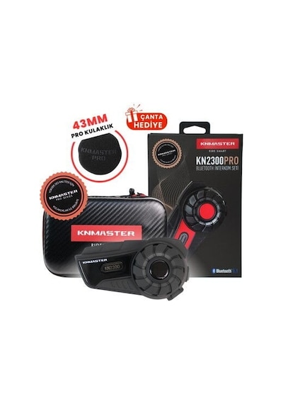Knmaster Kn2300 Pro İntercom Kask Set