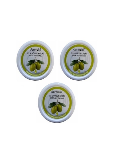 Dermokil Doğal Zeytinyağlı El Kremi 3 x 220 ML