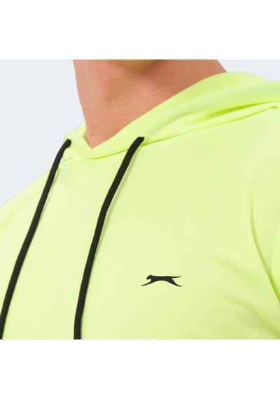 Slazenger RAG Erkek Kolsuz Neon Sarı Tişört