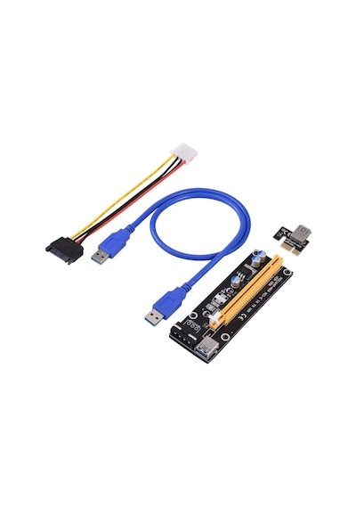Pcı Express To Pcıe Adaptör Set 1X To 16X Usb 3.0 Bitcoin Mining