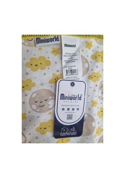 Miniworld 1x1 Metre %70 Pamuk Bebek Battaniyesi 100x100 Cm Yumuşak Nefes Alan Emprime Baskı Desenli Yenidoğan Bebek Örtüsü Sarı Sarı Miniworld 1x1 Metre %70 Pamuk Bebek Battaniyesi 100x100 Cm Yumuşak Nefes Alan Emprime Baskı Desenli Yenidoğan Bebek Örtüsü Sarı Sarı