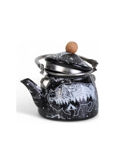 Buffalo Emaye Demlik Kettle Küçük 1.1 Lt Çok Renkli