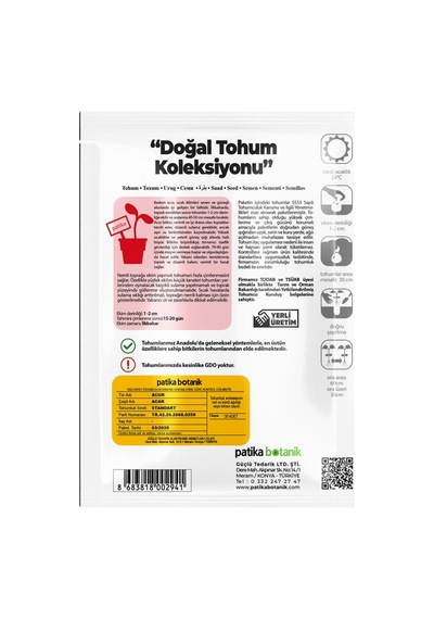 25 Adet Ata Tohumu Badem Acur