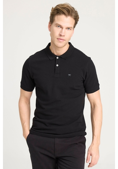 Wrangler Kısa Kollu Polo T-shirt Siyah Erkek Kısa Kol T-shirt Çok Renkli