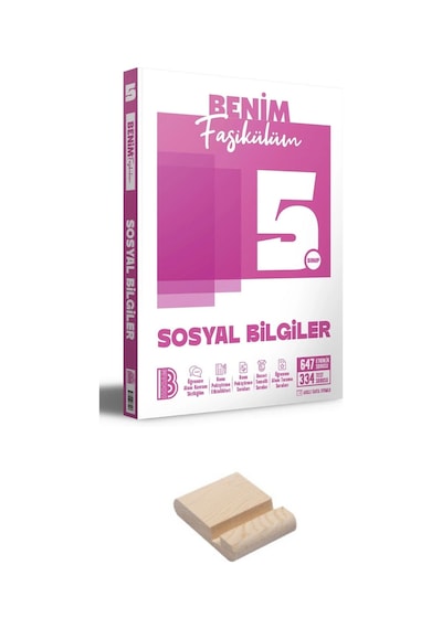 Benim Hocam 5. Sınıf Sosyal Bilgiler Benim Fasikülüm + Telefon Standı