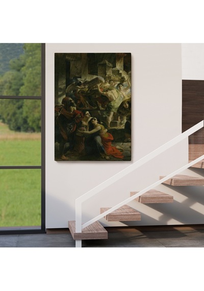 Pompeii'nin Son Günü Karl Pavlovich Bryullov Kanvas Tablo-6362 50 X 70
