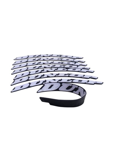 Lastik Yanak Yazısı Dunlop Beyaz 3d + Yapışkan - Lnsmoto