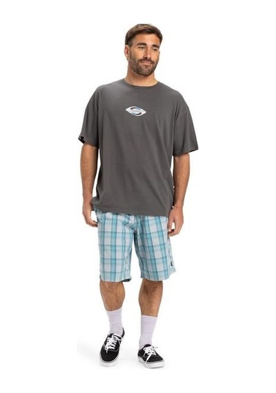 Quiksilver Eqyzt08021-krp0 Gh Qs Global Heat Ss Erkek Spor Tişört Gri