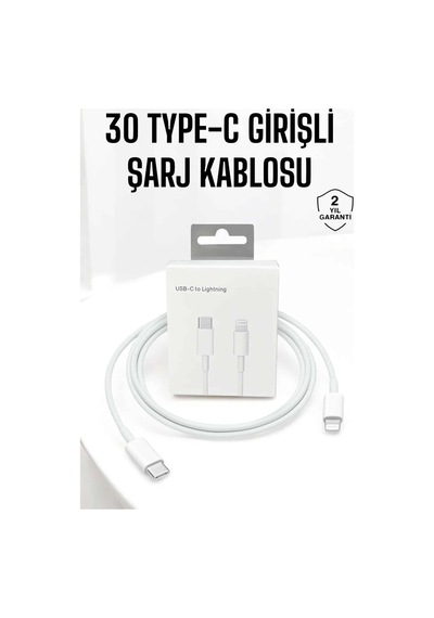 Iphone Uyumlu İos Uyumlu Lightning Hızlı Şarj Tye C Lightning Şarj Kablosu 65871191