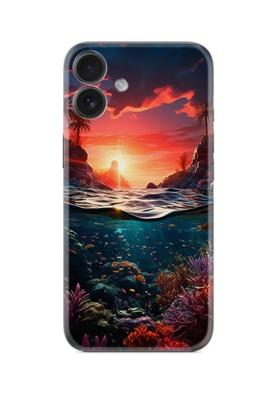 Apple İphone Uyumlu 16 Kılıf Boutique Baskılı Resimli Okyanus Pcode -067