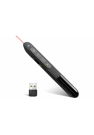 Kablosuz Sunum Kumandası Presenter 2.4ghz Usb Powerpoint, Pdf, Slayt Clicker