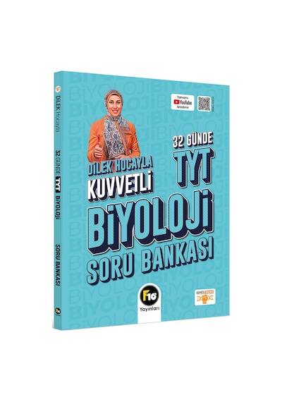 Dilek Hocayla 32 Günde Tyt Biyoloji Soru Bankası F10 Yayınları