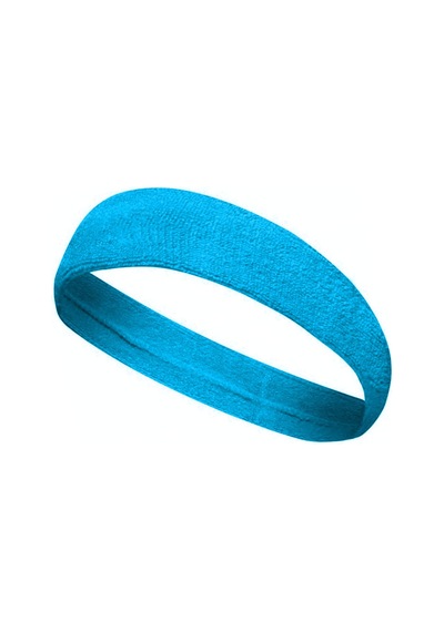 Havlu Kafa Bandı Alın Ter Bandı Headband Mavi Mor
