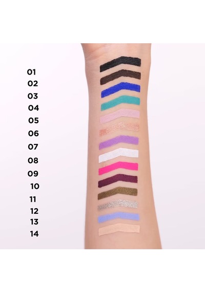 Variete Eyeliner Jel Göz Kalemi Su Geçirmez Vegan Diğer