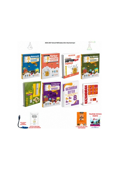Çanta 8. Sınıf Lgs Tüm Dersler 247 8 Kitap Seti
