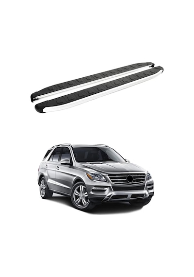 Mercedes-benz M-class Ml-w166 2012-2019 Yan Basamak Alyans Gri
