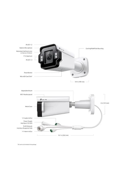 Tp-lınk Vıgı Insıght S345zı 4mp 2.7-13.5mm 60mt Ir Ik10 Kamera